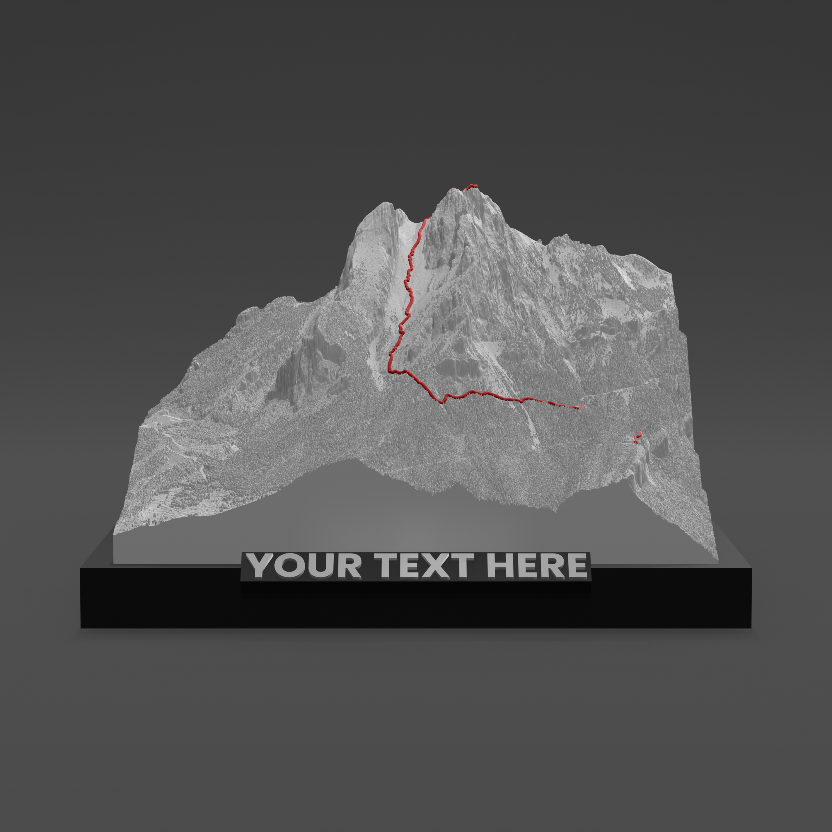 Tú montaña personalizada