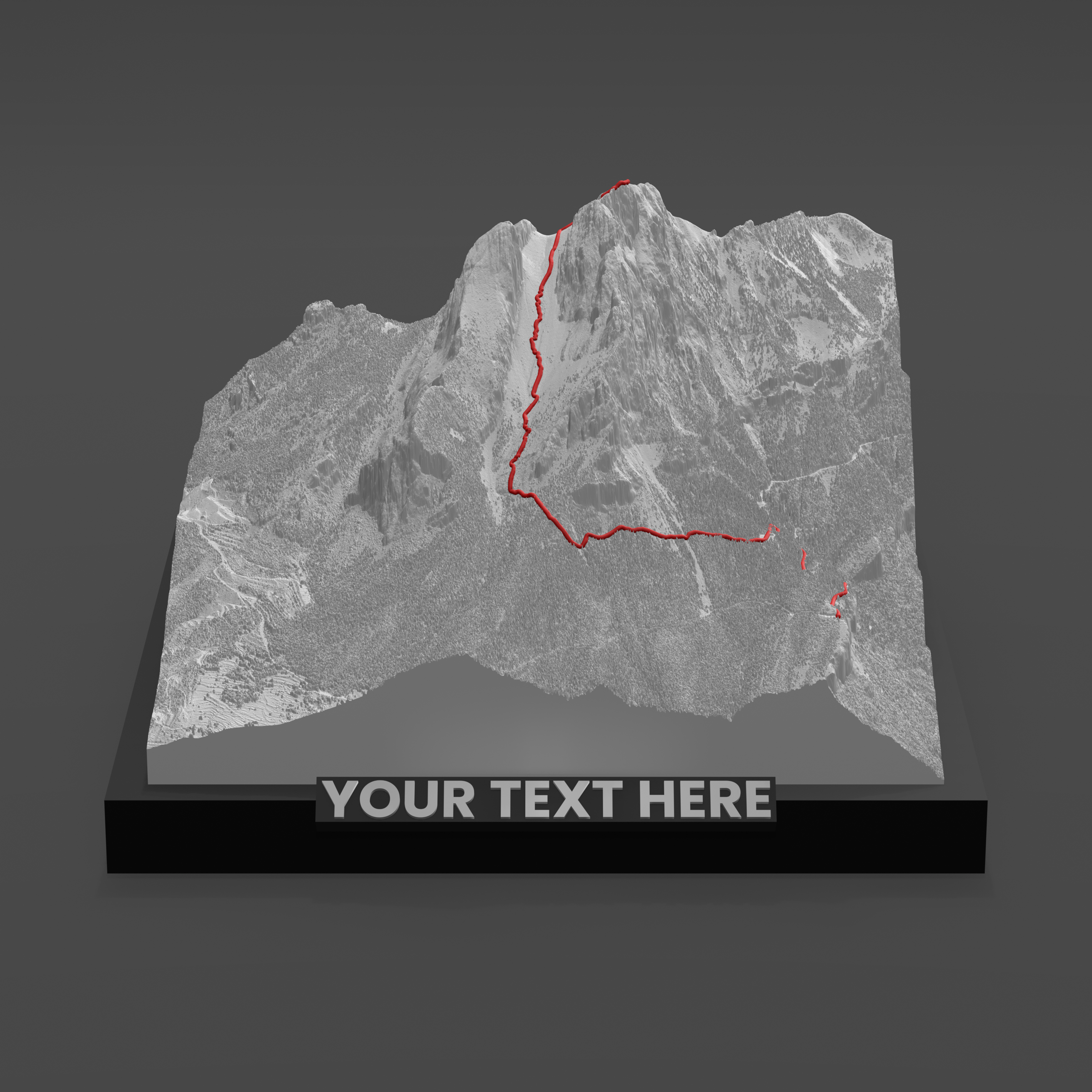 Tú montaña personalizada