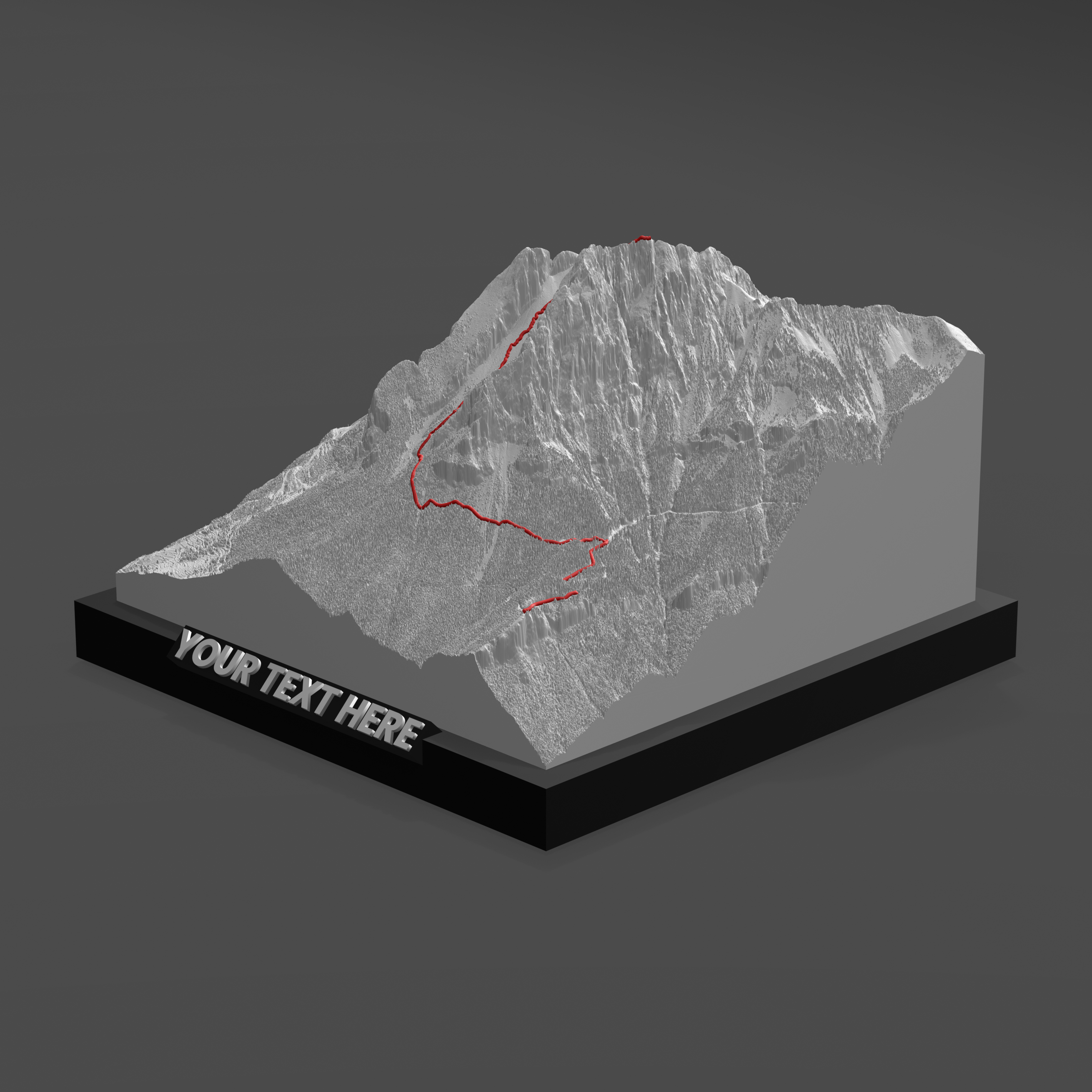 Tú montaña personalizada