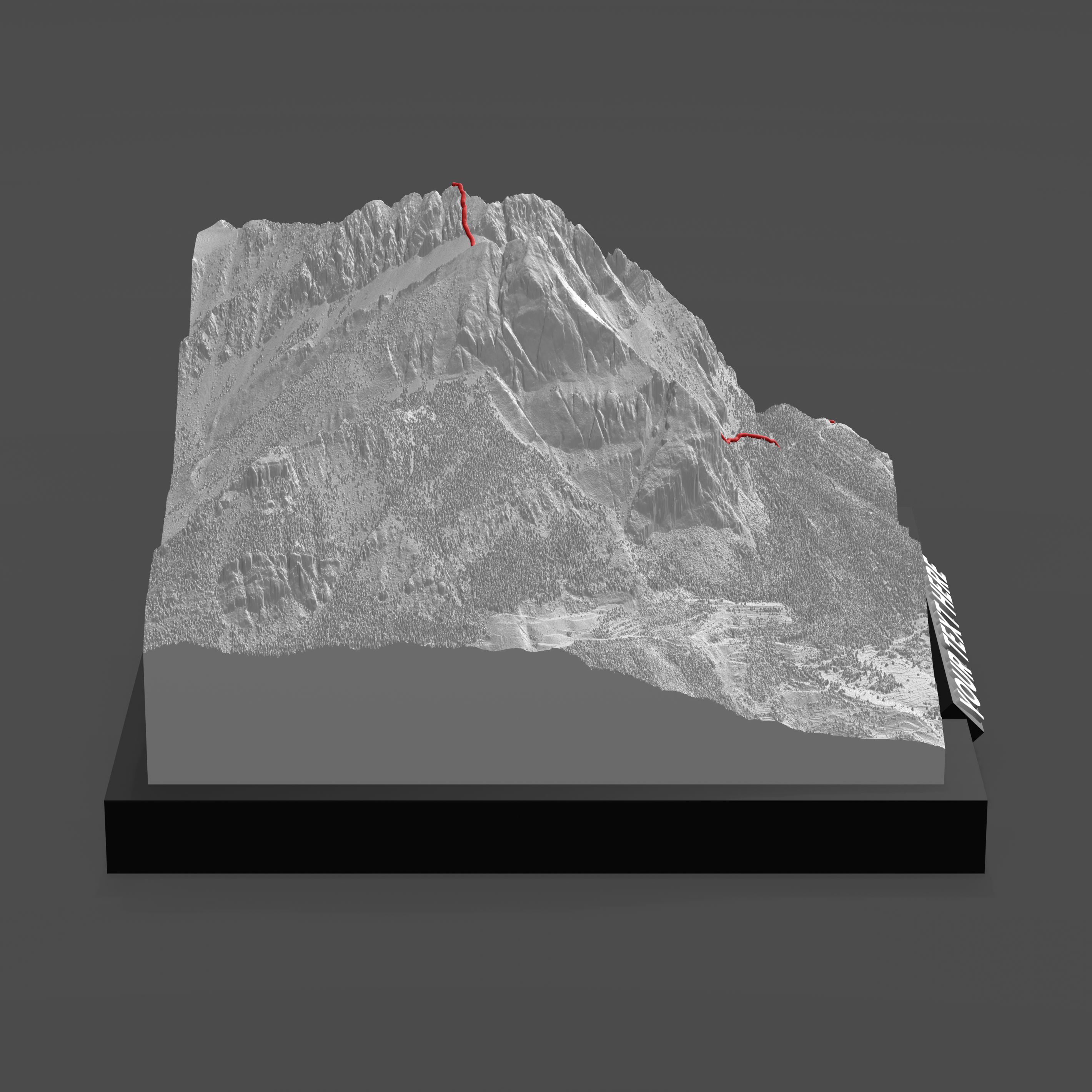 Tú montaña personalizada