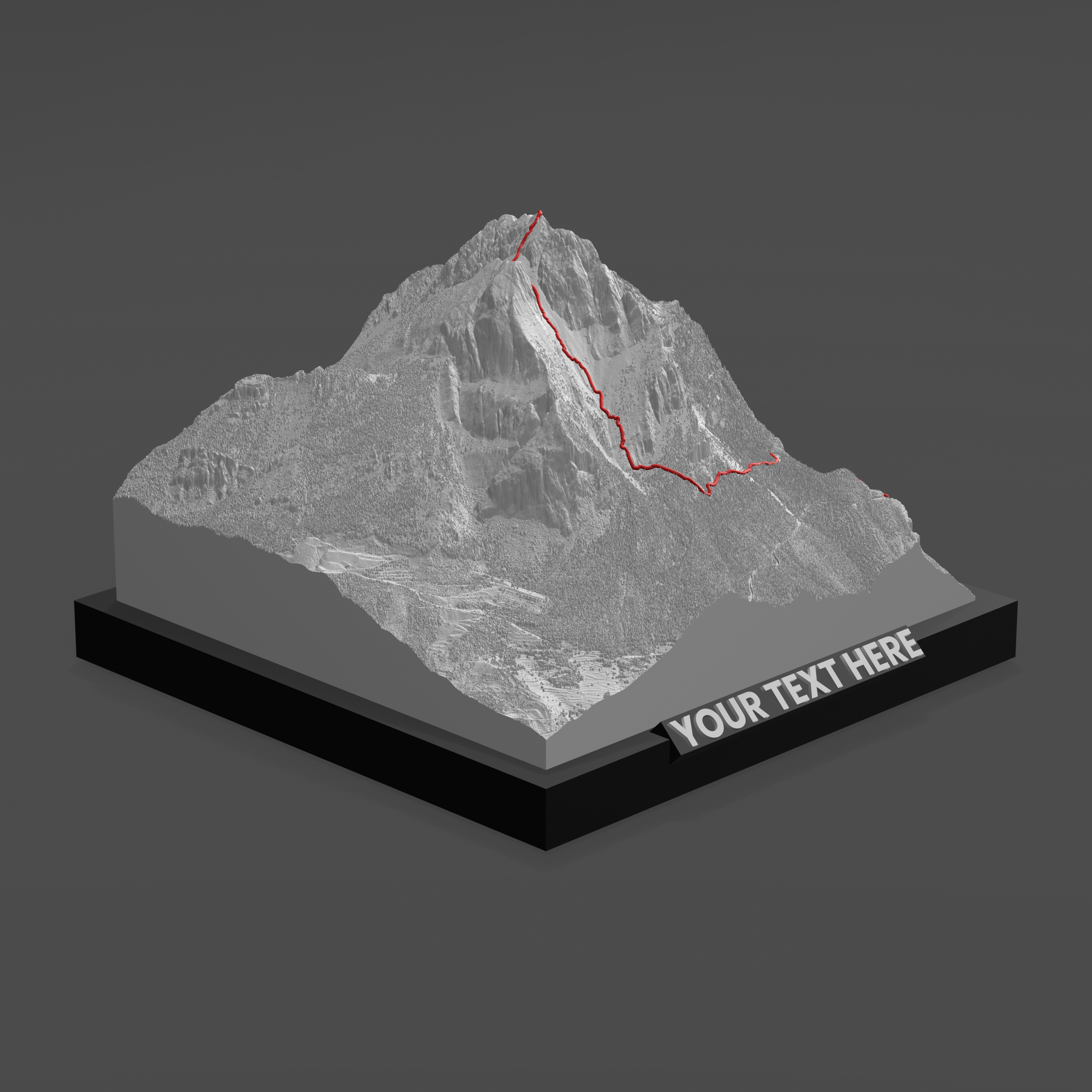 Tú montaña personalizada